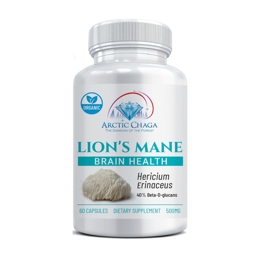 Lion's mane capsules at Arctic Chaga