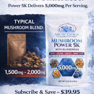5,000mg of Wild Mushroom Power -Every Day