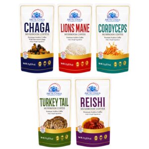 Mushroom Coffee Variety Pack – 5 Functional Mushroom Coffees